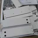 Shintenchi Buffet Cabinet with Storage,53.4" Large Kitchen Storage Cabinet with 3 Drawers and 4 Doors,Wood Farmhouse Buffet Sideboard with Adjustable Shelf for Kitchen Living Room (White)