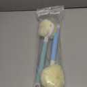 2 Pack Shower Body Brush, Back Scrubber with Bristles and Loofah