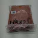 Terracotta Linen Shower Curtain for Bathroom Cream Boho Farmhouse Shower Curtains Natural Aesthetic Bath Decor Weighted Cloth Fabric Linen Textured Bath Curtain Liner with Hooks Set, Red, 72 x 72