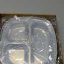 Stainless Steel Kids Plates with Lids (2 Packs), Portion Control Divided Metal Plate for Adults Toddlers Balance Lunch, Unbreakable Sectioned Plates Dividers Bariatric Diabetic Diet BPA Free Reusable