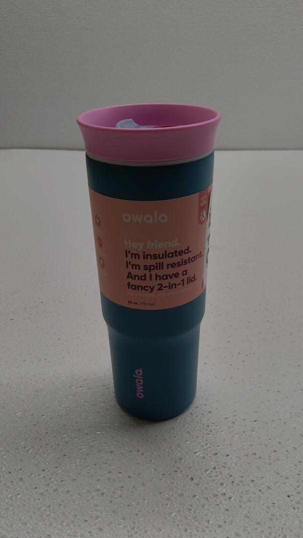 Owala® 40 oz Travel Tumbler SS Tickle Me Teal