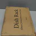 SNTD Dish Drying Rack - Extendable Dish Rack, Large Sink Drying Dish Drainer for Kitchen Counter, Stainless Steel Dish Strainer with Utensil Holder (Black)