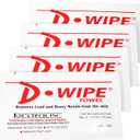 D-Wipe Towels by D-Lead, Dispenser with 100 Individually Wrapped Towels