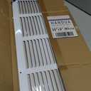 Fits 30x8 Duct Opening | Steel Return Air Grille by Handua | Vent Cover Grill for Sidewall and Ceiling | White | HVAC Cold Air Intake Grille | Outer Dimensions: 31.75"W X 9.75"H