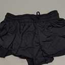 Beautikini Period Swim 2-in-1 Shorts Menstrual Leakproof Bathing Suit Bottoms Flowy Athletic Skirt for Teen Girls (X-Small, Black)