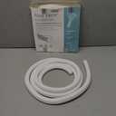 Alex Tech 10ft - 1 inch Cord Protector Wire Loom Tubing Cable Sleeve Split Sleeving for USB Cable Power Cord Audio Video Cable - Protect Cat from Chewing Cords - White