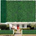 Yangrass Artificial Greenery Wall Rolls,48"x 120"(40 sq.ft) UV-Anti Faux Ivy Leaves Privacy Fence Screen Grass Wall Roll Panels for Indoor Home Decor and Outdoor Garden Backyard
