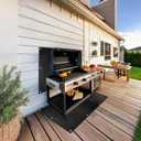 4' X 6' Extra Large Heat Shield for the Grill, Fireproof Heat Shield for Grill,Protecting Deck Railing Wall from Grill Heat and Oil Stain,Prevent Fence and Wall from Being Blackened by BBQ Smoke