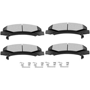 SCITOO D1159 Ceramic Brake Pads Kits Front For Buick Allure,LaCrosse,Lucerne,06-11 for Cadillac DTS,06-13 for Chevy Impala,14-16 for Chevy Impala Limited,06-07 for Chevy Monte Carlo