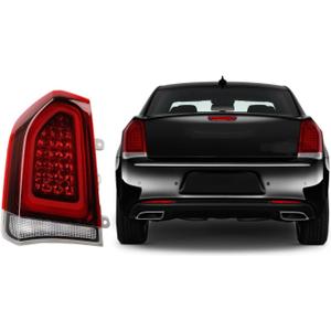 Tail Light compatible with 2015-2023 Chrysler 300 Left Driver Side