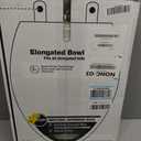 KOHLER 20110-96 Brevia, Slow Close Toilet Seat, Elongated Toilet Seat, Grip-Tight Bumpers Quick-Attach Hardware, Biscuit
