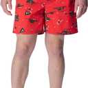 Columbia Men's Super Backcast Water Short (Red Spark Reel Joy Print) S 6"