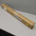 UNISHADES 100% Blackout Cordless Roman Shades for Indoor Windows & French Doors, 35 3/4" W 60" H - Blackout - Natural