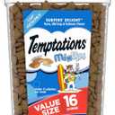 Temptations MixUps Surfer's Delight Flavor Crunchy and Soft Cat Treats, 16 oz. Tub (1 Pound (Pack of 1))