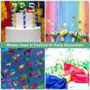 M METERXITY 8-Rolls Crepe Paper Streamer, 656ft Crepe Streamers Party Decorations for DIY/Halloween/Christmas/Party Supplies [Black-1.8 Inch x 82 Ft/Roll]