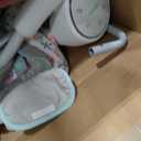 Ingenuity InLighten 5-Speed Baby Swing - Swivel Infant Seat, 5 Point Safety Harness, Nature Sounds, Lights - Nally Owl