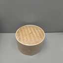 Prime Home Direct Bamboo Steamer Basket 10-Inch | 2-Tier Steamer for Cooking | 50 Liners, Chopsticks, Sauce Dish | Steaming Asian Food, Bao Buns, Chinese, Dim Sum, Dumpling, Rice, Vegetable Steam Pot