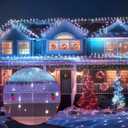 30 Pcs Christmas Gutter Hooks for Outdoor Lights S Shaped Spiral Metal Gutter Hanging String Light Clips Hooks Weatherproof Corkscrew Hangers for Xmas Halloween Outside Ornaments Party Decor