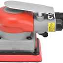 Pneumatic Sander Air Orbital Sander, Solid Alloy Steel Air Squares Sanding Machine 3 * 4 In 10000rpm Pneumatic Sander, Sanding Grinding Polishing Sander for Wood Metal Car Beauty