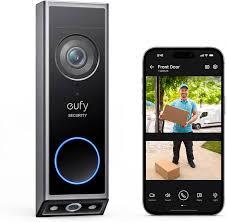 eufy Security Video Doorbell E340,No Subscription,Dual Cameras,2K FHD,Head-to-Toe View, Doorbell Camera Wireless & Wired, Color Night Vision, Two-Way Talk, AI Motion/Package Detection, Built-in 8GB