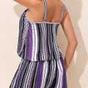 Summer Mae Swim Romper Women's One Piece Swimsuits with Pockets 2026 Blouson Modest Bathing Suits (Purple, 16)