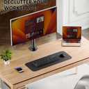 Ergear Monitor Mount for Most 13-32" Computer Screens up to 17.6lbs, Improved LCD LED Monitor Riser, Adjustable Height and Angle, Single Gaming Desk Mount Stand, Black, EGCM12