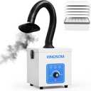 KINGSOM Solder Fume Extractor with 2-in-1 Hepa Filter and 5 Pre-Filters