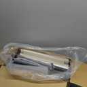 Shoe Organizer for Closet, Shoe Storage Solution with Clear Cover & Adjustable Dividers, Fabric Shoe Box Fits 16 +12 Pairs Shoes, Grey, 2-Pack