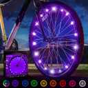 Activ Life LED Bike Wheel Lights with Batteries Included! Get 100% Brighter and Visible from All Angles for Ultimate Safety & Style (1 Tire Pack)