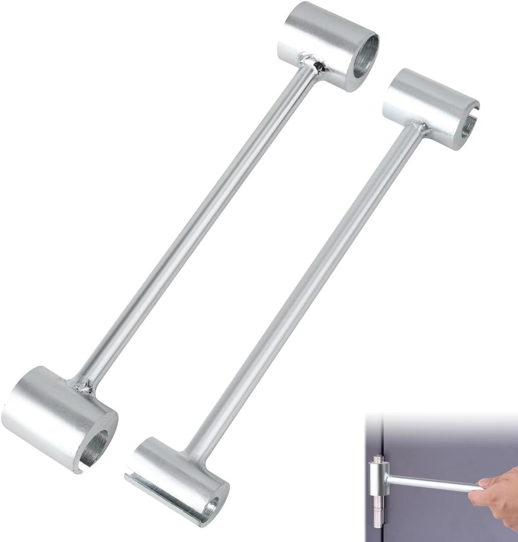 2pcs Hinges Gap Adjusting Wrench, 0.55-0.98in Door Hinge Repair Tool Door Hinge Adjustment Hinge Bender Hinge Wrench for Commercial Standard Gauge Heavy Duty Door Fire Clean Room Security Door