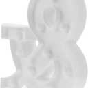 1pc Led Alphabet Decorative Lamp Shape Night Light for Parties Weddings Birthdays Home Decor Unique Led Sign Light for Occasions