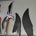 2pcs Set Jinwoo Dagger Cosplay Sword with Sheath&Display Stand, Kasaka's Venom Fang&Knight Killer(14+ Age)