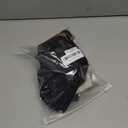 TAOSON Velvet Throw Pillow Covers,Pack of 2 Soft Decorative Cushion Covers Cases Black Beige Patchwork with Gold Leather for Sofa Bedroom Livingroom Car, 16 x 16 Inch