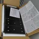 Nightstands Set of 2 with Drawers, Bedside Table Set of 2 with Storage Shelf, Heavy Duty End Side Table for Living Room Bedroom Small Space Sofa Couch, Wood Metal Night Stand, Easy to Assemble, Black