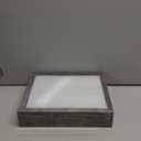 Califortree 8x10 Shadow Box Frame with Linen Back - Sturdy Memory Display Case of Flower, Pictures, Medals and More, Rustic Gray