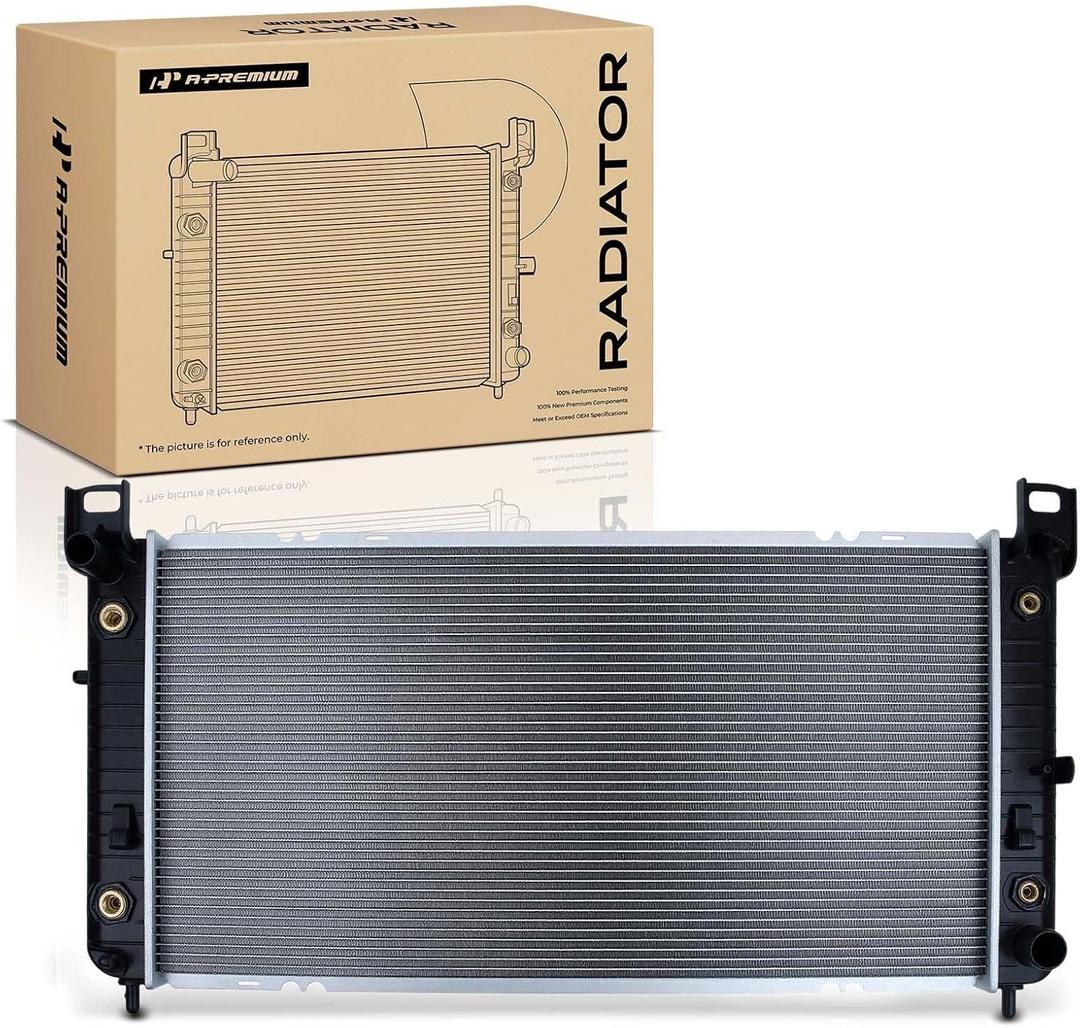 A-Premium 34" Engine Coolant Radiator with Transmission & Engine Oil Cooler