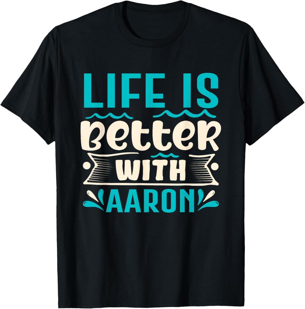 First Name Aaron Birthday T-Shirt Small