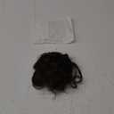 RUWISS Claw Clip Messy Bun Hair Piece Real Human Hair Buns Wavy Curly Chignon Hair Bun Extensions Tousled Updo Hair Buns Claw Clip Ponytail Hairpieces (Dark Brown) (40g)