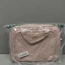 NISHEL Travel Toiletry Bag for Women, Makeup Essentials Organizer, Hanging Case for Accessories, Cosmetics, Large Size, Pink