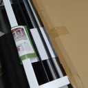 ZJSF Foldable Freestanding Indoor Dog Gate for House Wood White Long Pet Gates Dog Fence for Stairs Puppy Gates for Hallways,Pet Fence, Puppy Gate,Support Feet Included 32 "Height-2 Panels