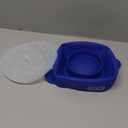 The Original Korcci Microwaveable Silicone Popcorn Popper, Microwave Popcorn Popper, Collapsible Microwave Popcorn Maker Bowl, No Oil Required, Use In Microwave, Dishwasher Safe (Blue) (2.3*9.3)