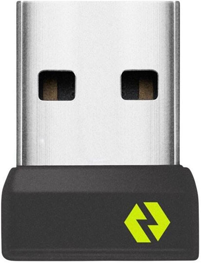 New Bolt USB-A Receiver USB Receiver, W126584295 Bolt, Black, Green for Mouse and Keyboard Compatible for Any Logitech Product That Display The Bolt Logo