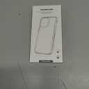 for iPhone 15 Pro Max Case Compatible with Magsafe Accessories,Stash Stand 9H Lens Protection,Slim Phone Case Military-Grade Shock Anti Yellowing Transparent Case 6.7-Grey