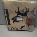 Artoid Mode Ghost Pumpkins Cat Halloween Doormat, I Hope You Brought Boos Spider Web Home Decor Low-Profile Switch Rug Door Mat Floor Mat for Indoor Outdoor 24x35 Inch