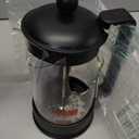 Bodum 34oz Brazil French Press Coffee Maker, High-Heat Borosilicate Glass, Black - Made in Portugal
