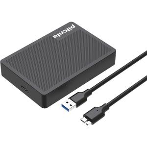 Ultra Slim Portable External Hard Drive USB3.0 HDD Storage for Xbox,PS4/5,PC,Desktop,Laptop,MacBook,Chromebook (HDD1.2-1TB)