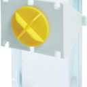 MidWest Homes for Pets Large Animal Water Bottle | Ideal for Hamsters, Mice, Guinea Pigs & Rabbits, Large (Transparent / Yellow)