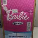 Barbie x Graco Turbobooster 2.0 High Back Booster Seat, Belt Positioning Booster Car Seat for Big Kids Manufacture Date 2026/05/08