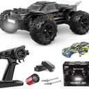HYPER GO H16BM 1/16 RTR Brushless Fast RC Cars for Adults, Max 42mph Electric Off-Road RC Truck, High Speed RC Car 4X4 Remote Control Car with 2 Lipo Batteries for Adult, Compatible 3S Lipo