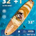 Inflatable Paddle Boards, Stand Up Paddle Board for Adults Youth of All-Round, 10'6'' *33'' * 6'' Extra Wide & No-Slip Sup for Yoga Fishing